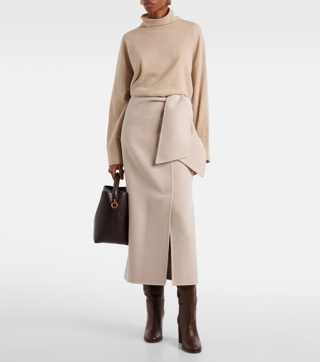 Юбка-халат Zuppa из шерсти и кашемира Max Mara, Diano — фото 2
