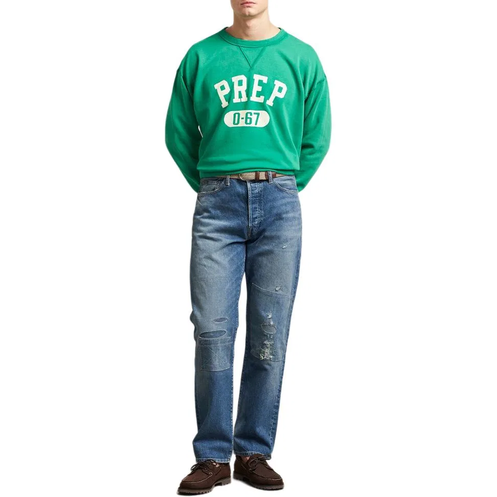 Свитшот с графическим принтом Polo Ralph Lauren Green — фото 2