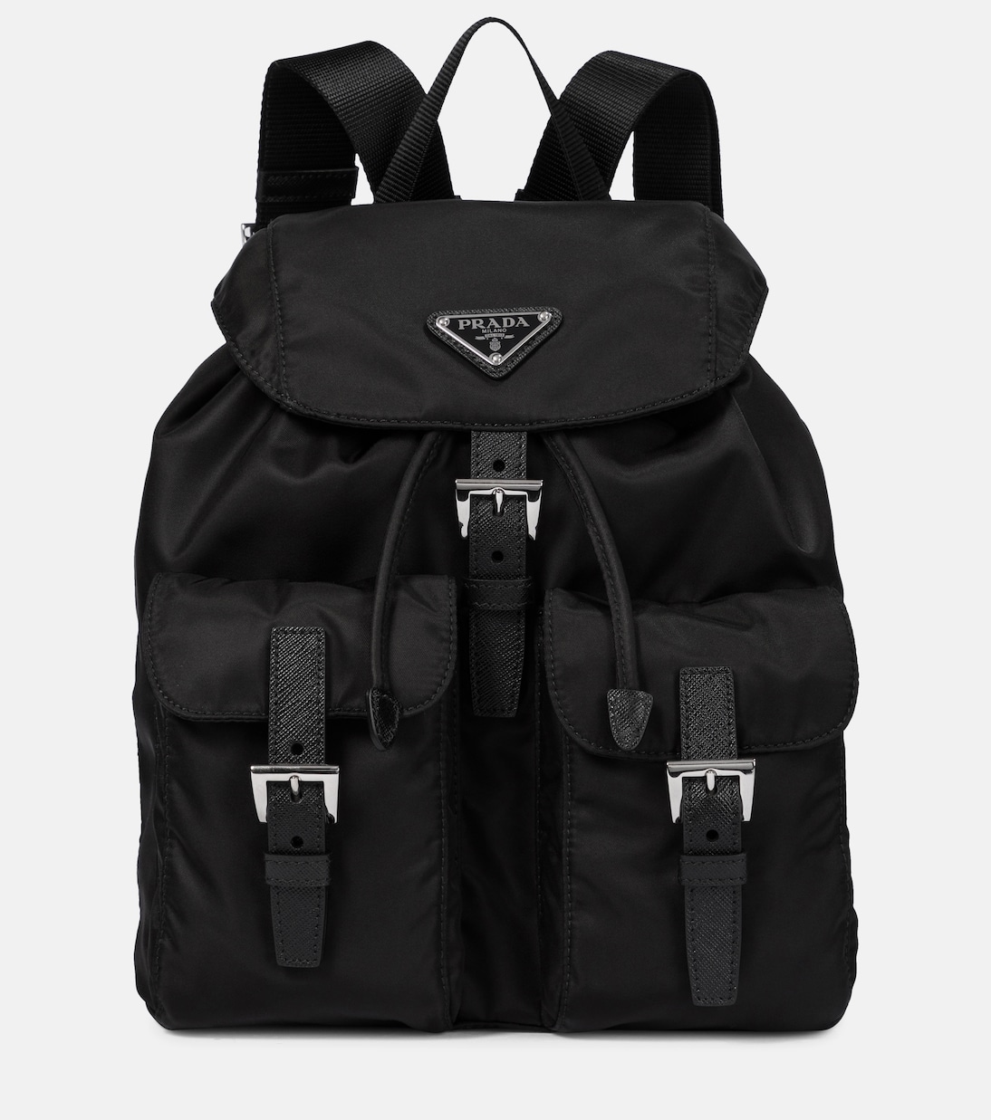 

Нейлоновый рюкзак Prada, черный