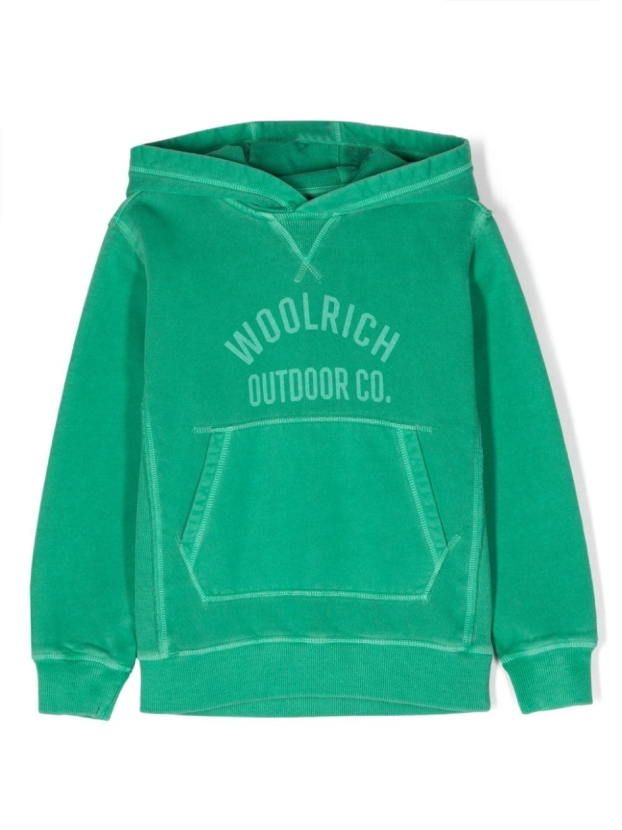 

Woolrich Kids худи с логотипом, зеленый