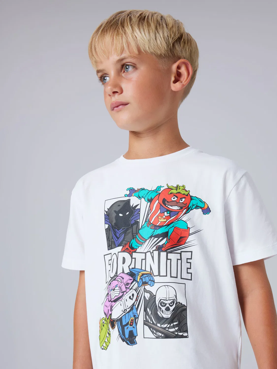 Футболка 'NKMAmbrose Fortnite' Name It, White — фото 4