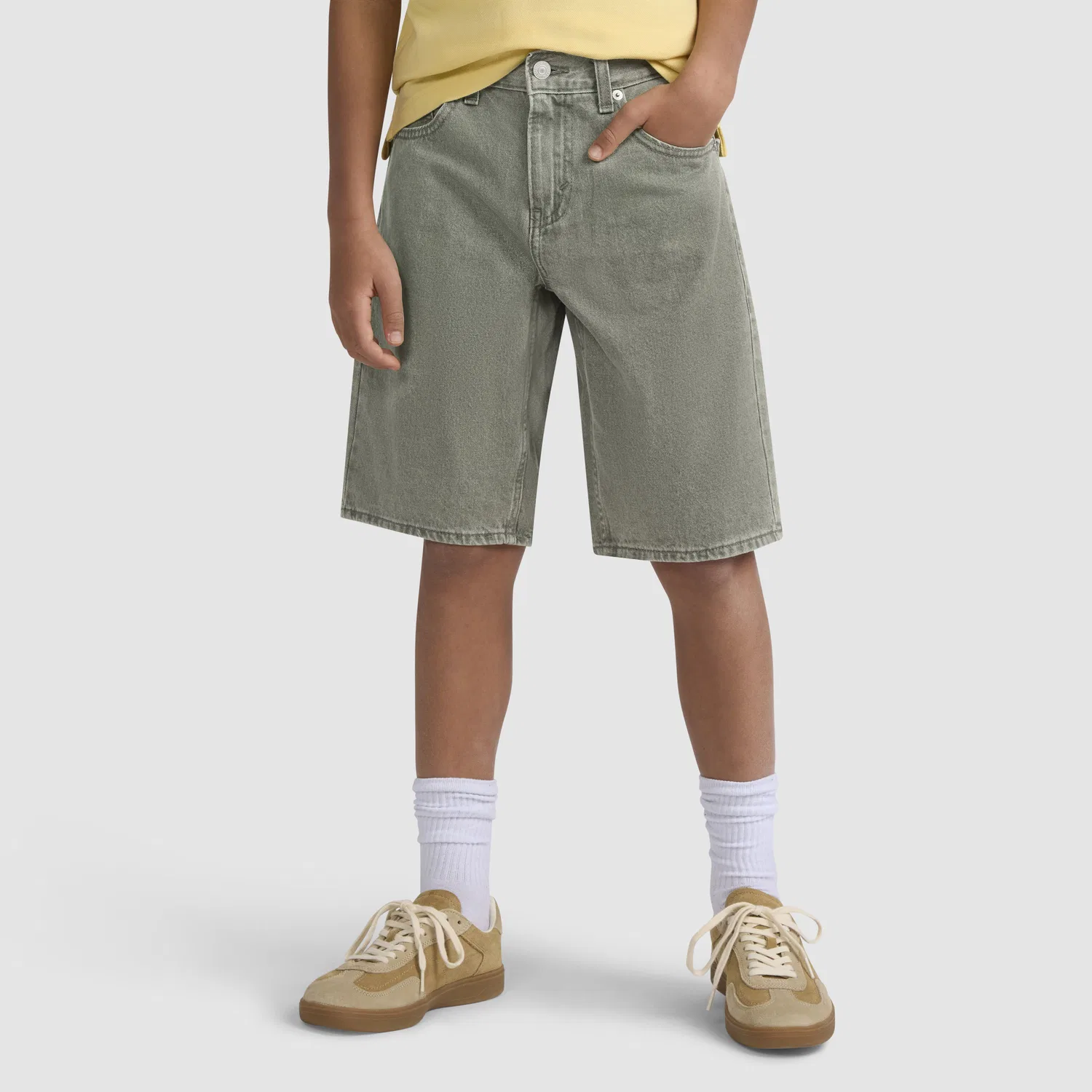 Шорты для скейтбординга, большие размеры для мальчиков 8-20 лет Levi's, Medium Wash
