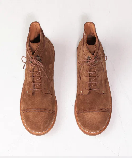 Ботинки рабочие 6 дюймов Italian Suede Goodyear Welt BRENOWELT — фото 4