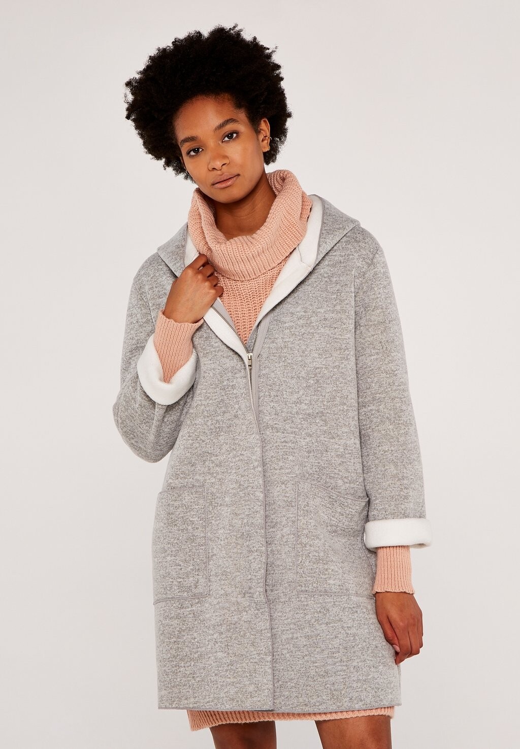 

Кардиган HOODED Apricot, цвет grey