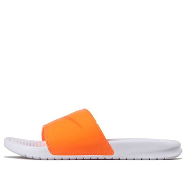 

Тапочки benassi jdi print slide 'orange' Nike, оранжевый