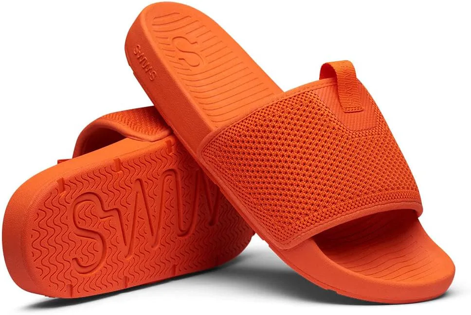 Мужские шлепанцы SWIMS, кабанас-слайд, для использования у бассейна на улице, оранжевый — фото 4