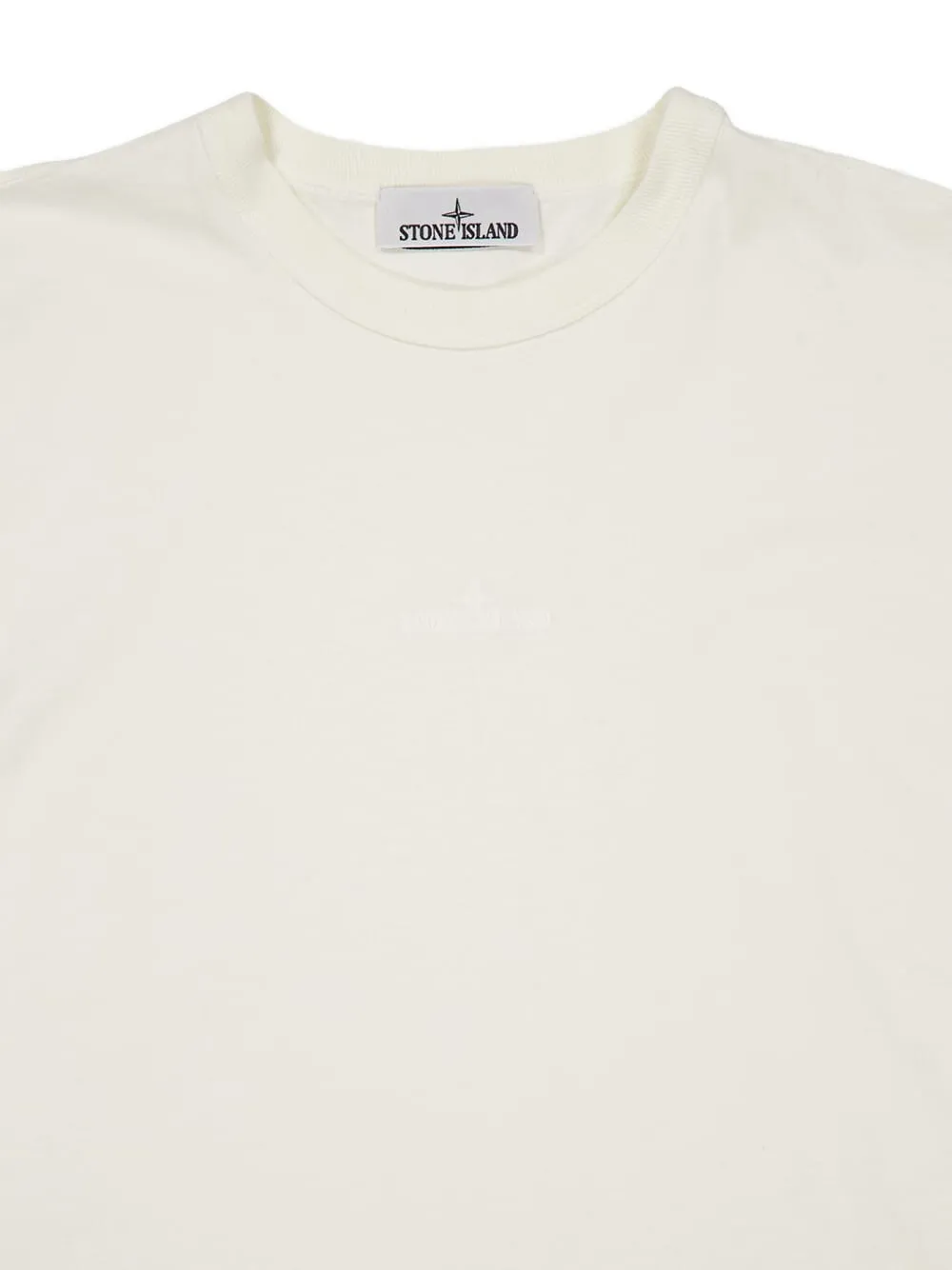 Футболка с круглым вырезом и короткими рукавами Stone Island, белый — фото 3