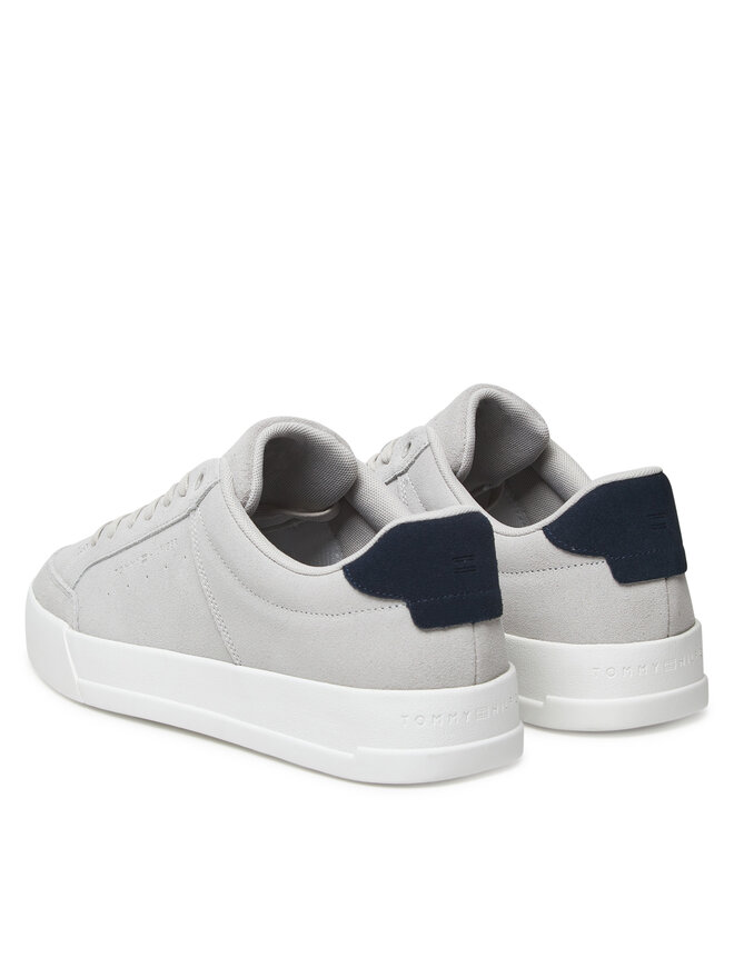 Кроссовки Th Court Summer Suede FM0FM05517 Tommy Hilfiger, серый — фото 3