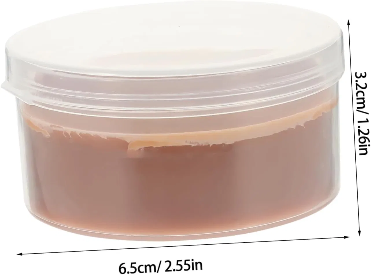Воск для моделирования скульптурный Skin Shape Wax Complement Scar Makeup WOFASHPURET 50 г светло-коричневый — фото 2