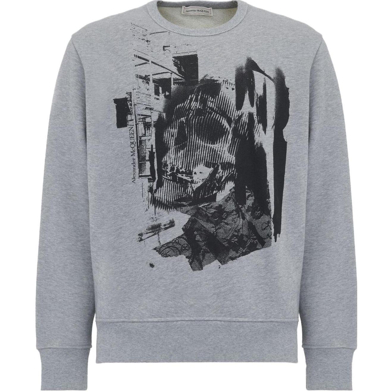 

Свитер мужской серый Alexander McQueen