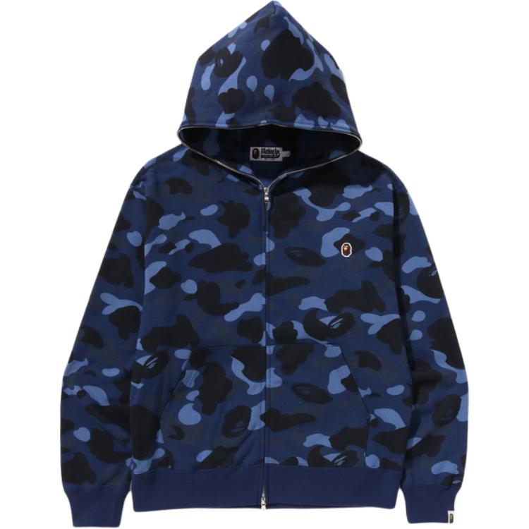 

Bape Color Camo Reflector худи с молнией женское A BATHING APE, синий