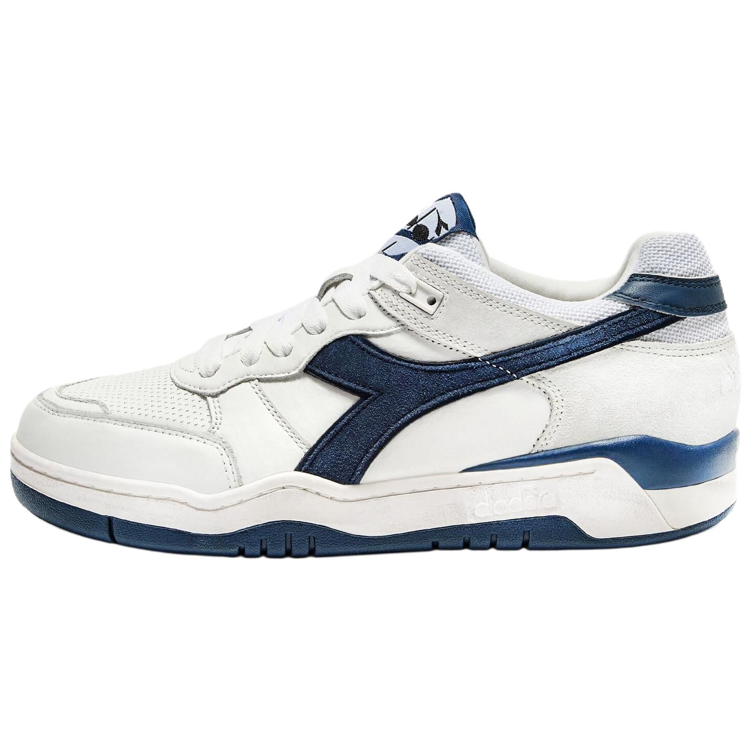 

Diadora Мужские повседневные кроссовки B.560 Slip Resistant Abrasion Resistant низкие бело-синие