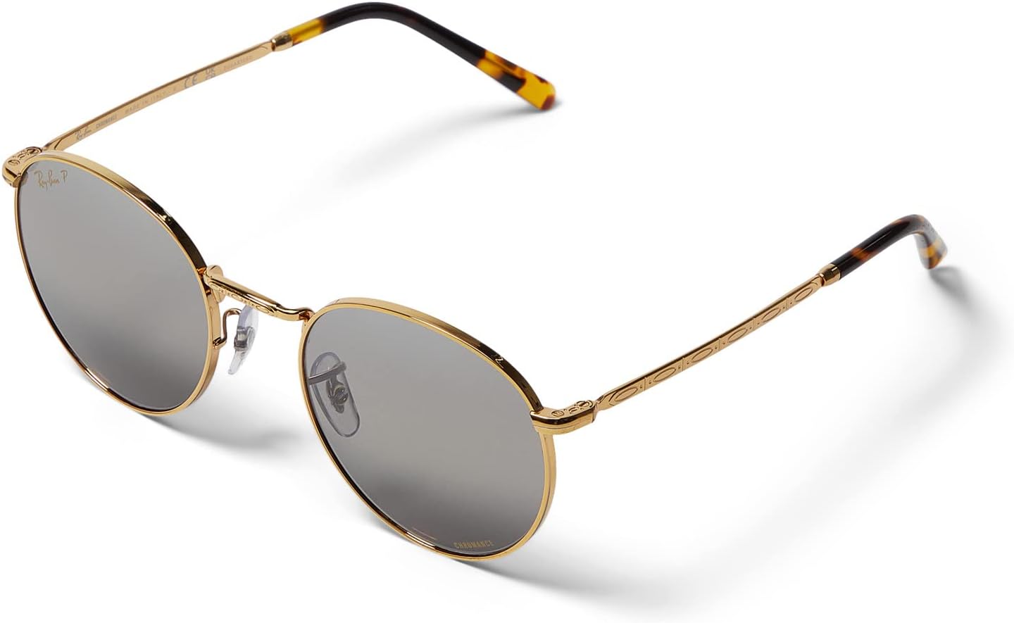 

Солнцезащитные очки 53 mm 0RB3637 New Round Ray-Ban, цвет Legend Gold/Polarized Clear Gradient Dark Grey