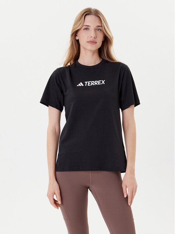 

Футболка regular fit Terrex Classic Logo JF9131 Adidas, чёрный
