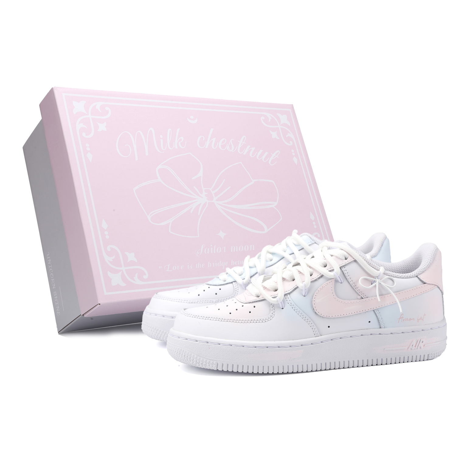 

Розовые iris устойчивые к истиранию низкие скейтборд кроссовки pink blue детские Nike, Pink синий-Heartbeat Box