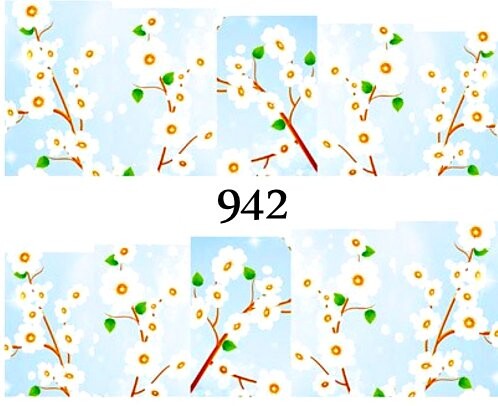 

Водные наклейки для ногтей - №942, Raisin