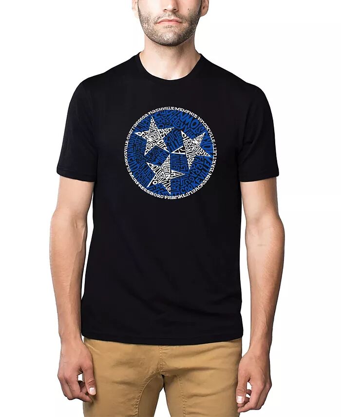 

Футболка мужская премиум-класса Word Art - Tennessee Tristar LA Pop Art, черный