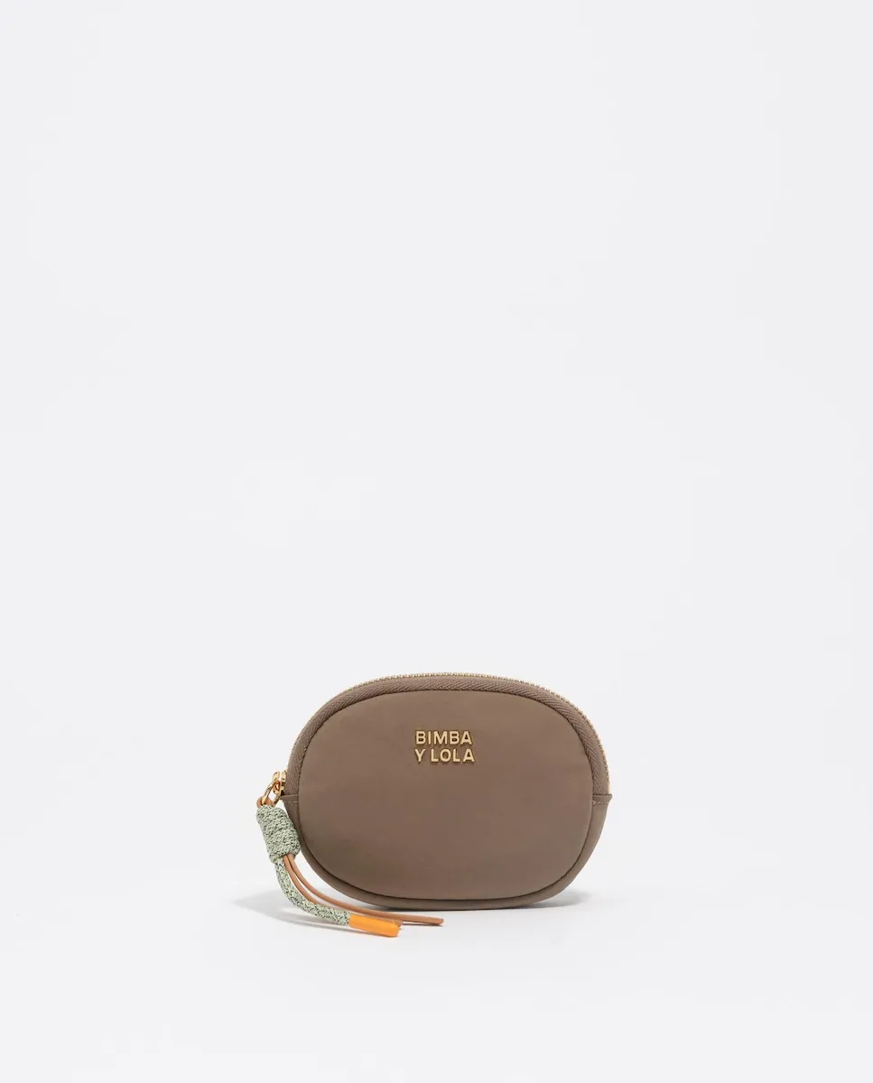 

Женский кошелек из нейлона с застежкой-молнией Bimba y Lola, коричневый