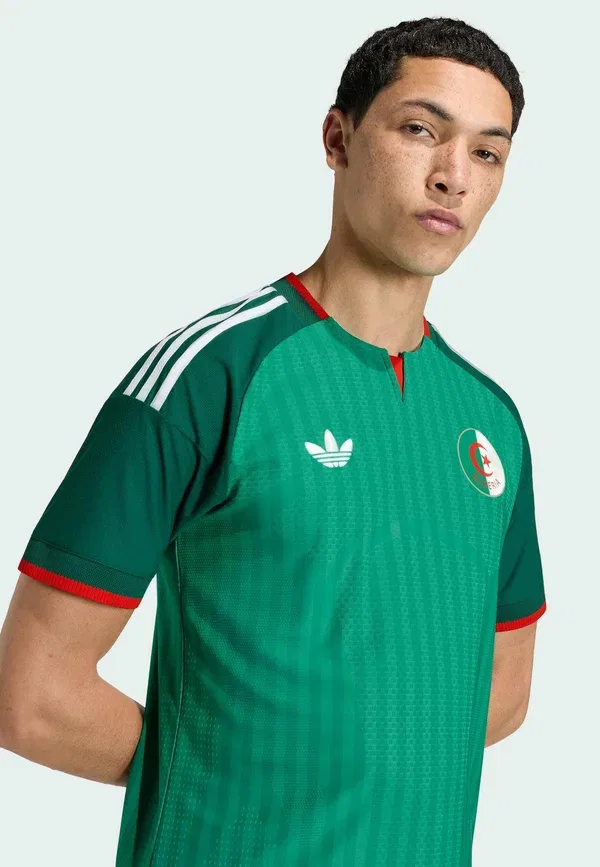 Футболка сборной Алжира 26 выездная аутентичная Adidas Performance, цвет корт грин — фото 4