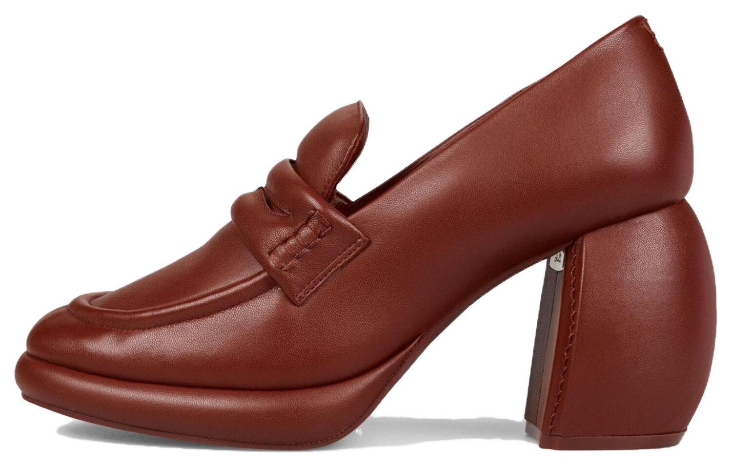 Туфли на высоком каблуке женские красные Clarks