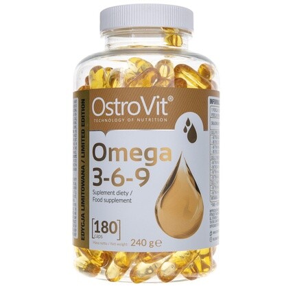 

Омега 3-6-9 180 капсул, Ostrovit, Серый, Омега 3-6-9 180 капсул, Ostrovit