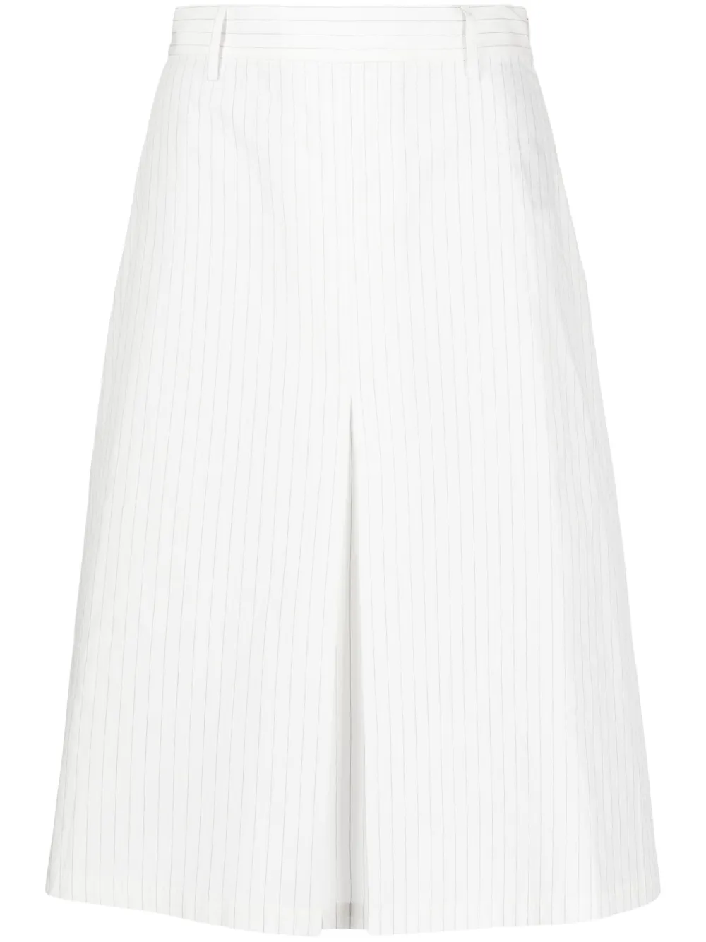 

Юбка миди в тонкую полоску MM6 Maison Margiela, белый