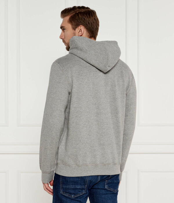 Толстовка мужская Tommy Hilfiger Regular Fit с капюшоном, серый — фото 3