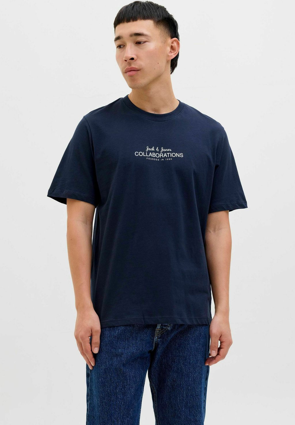 

Футболка с принтом RUNDHALSAUSSCHNITT Jack & Jones PREMIUM, темно-синий