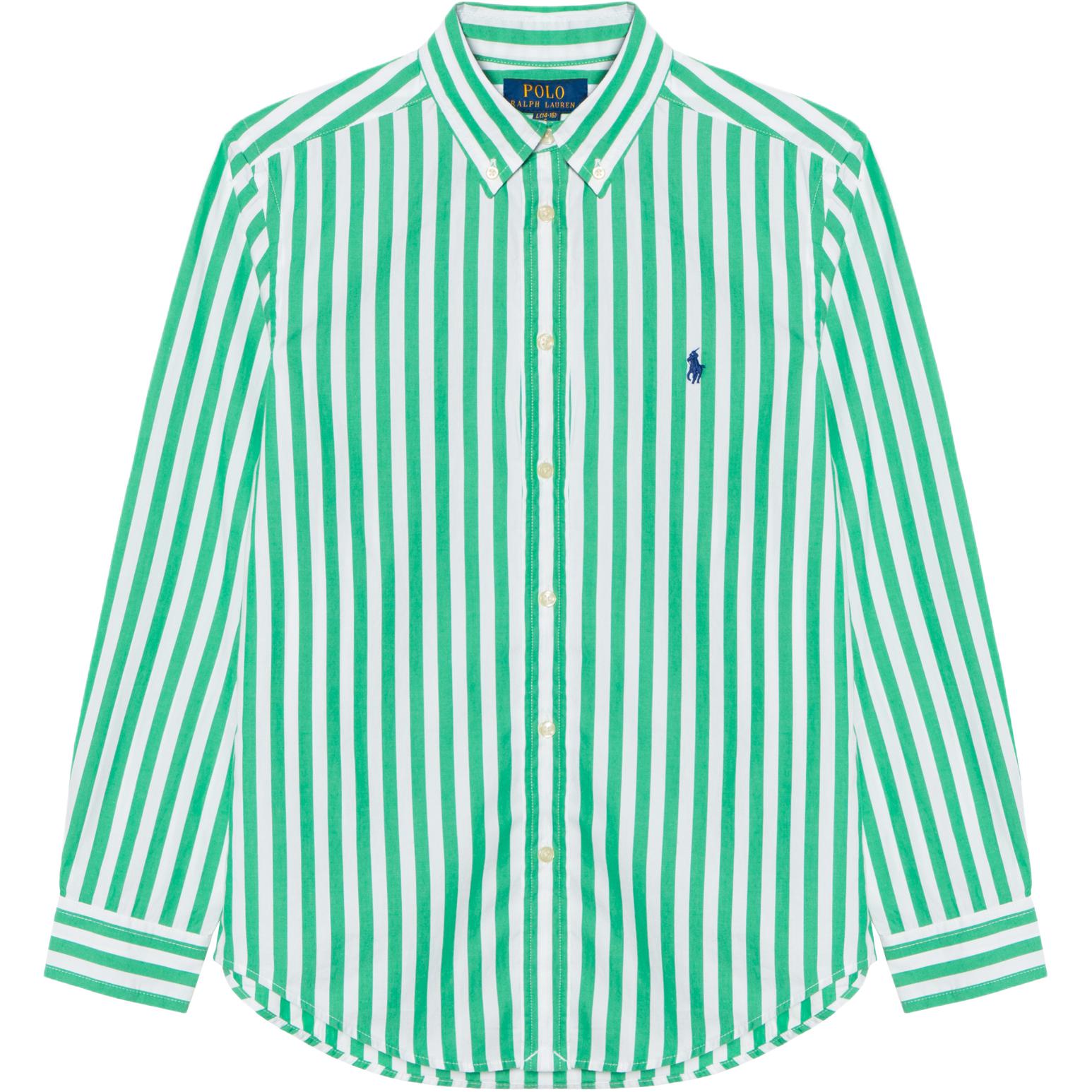 Polo Ralph Lauren Рубашка весна осень Kids' Green — фото 3