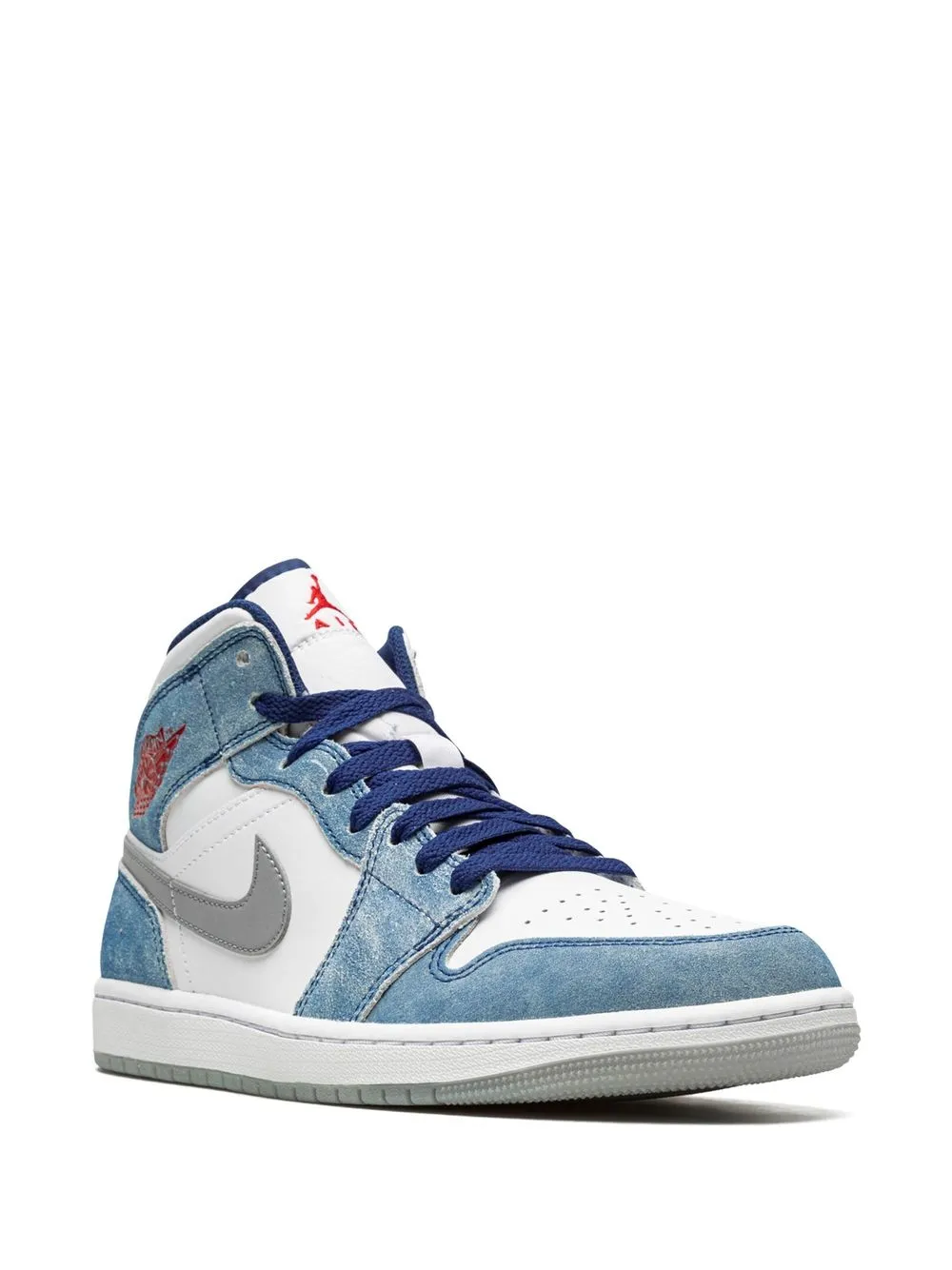 Кроссовки Air  1 Mid French Blue Jordan, синий — фото 2