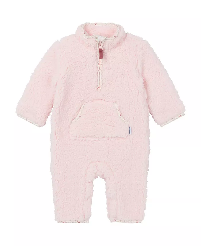 

Детский флисовый комбинезон с полумолнией для девочек Gerber, розовый