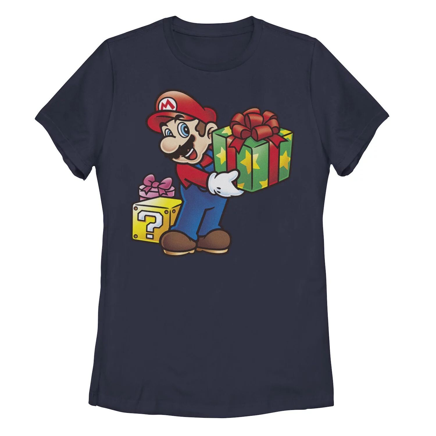 

Детская футболка с рисунком рождественских подарков Nintendo Super Mario в упаковке Licensed Character
