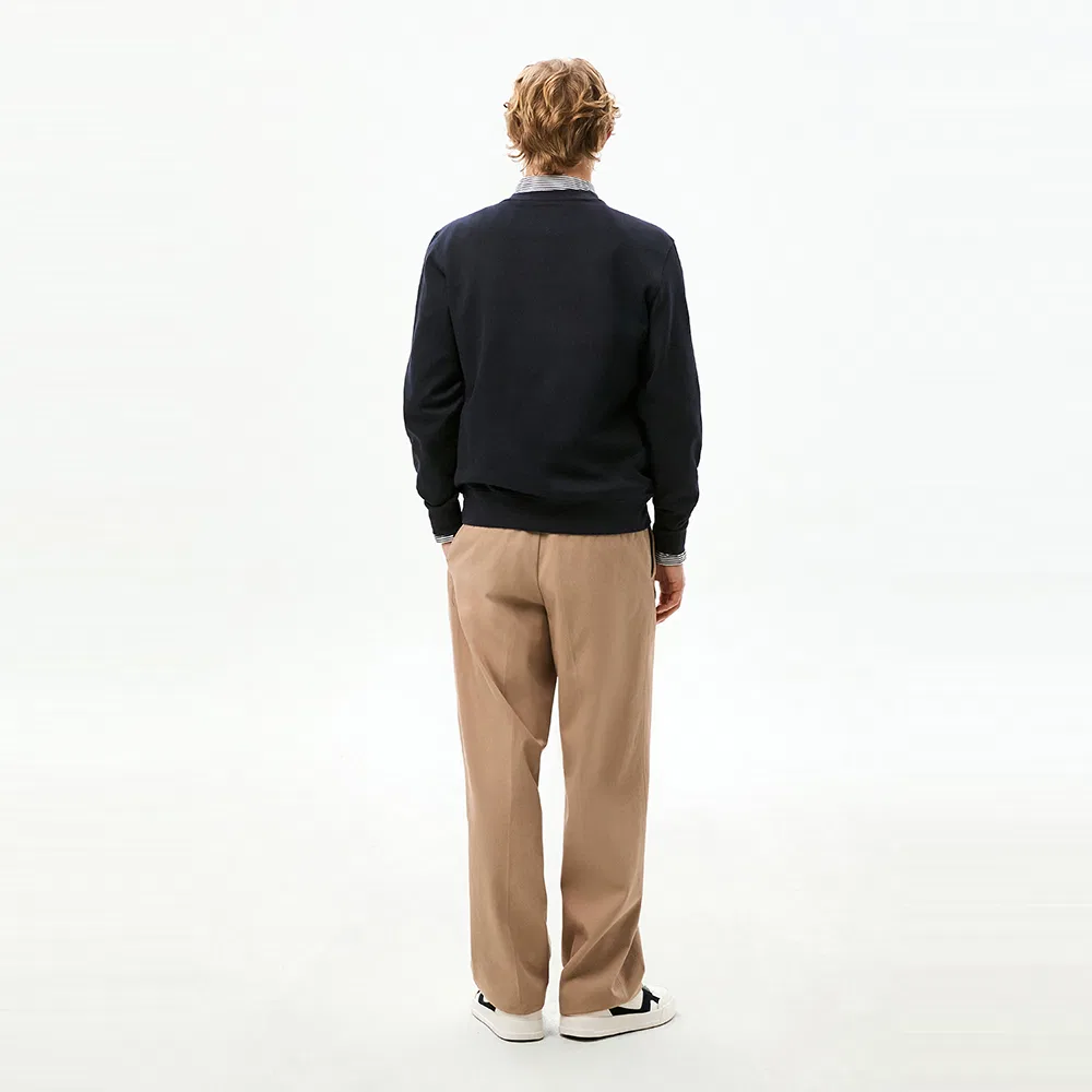 Мужской тёмно-синий свитшот Essential Intechno Crewneck от Tommy Hilfiger — фото 3