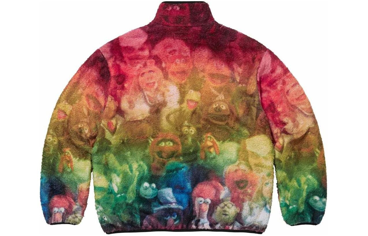 SS24 Бархатная куртка унисекс многоцветная Supreme, цвет Multicolor — фото 2