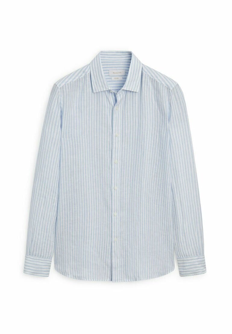 

Рубашка STRIPED Massimo Dutti, светло-голубой