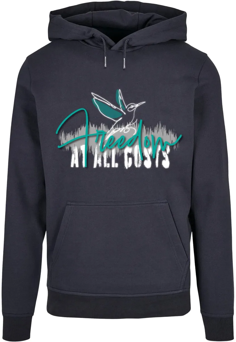 

Толстовка с капюшоном Merchcode " Merchcode Men's Freedom At All Costs Basic Hoody", цвет морской волны