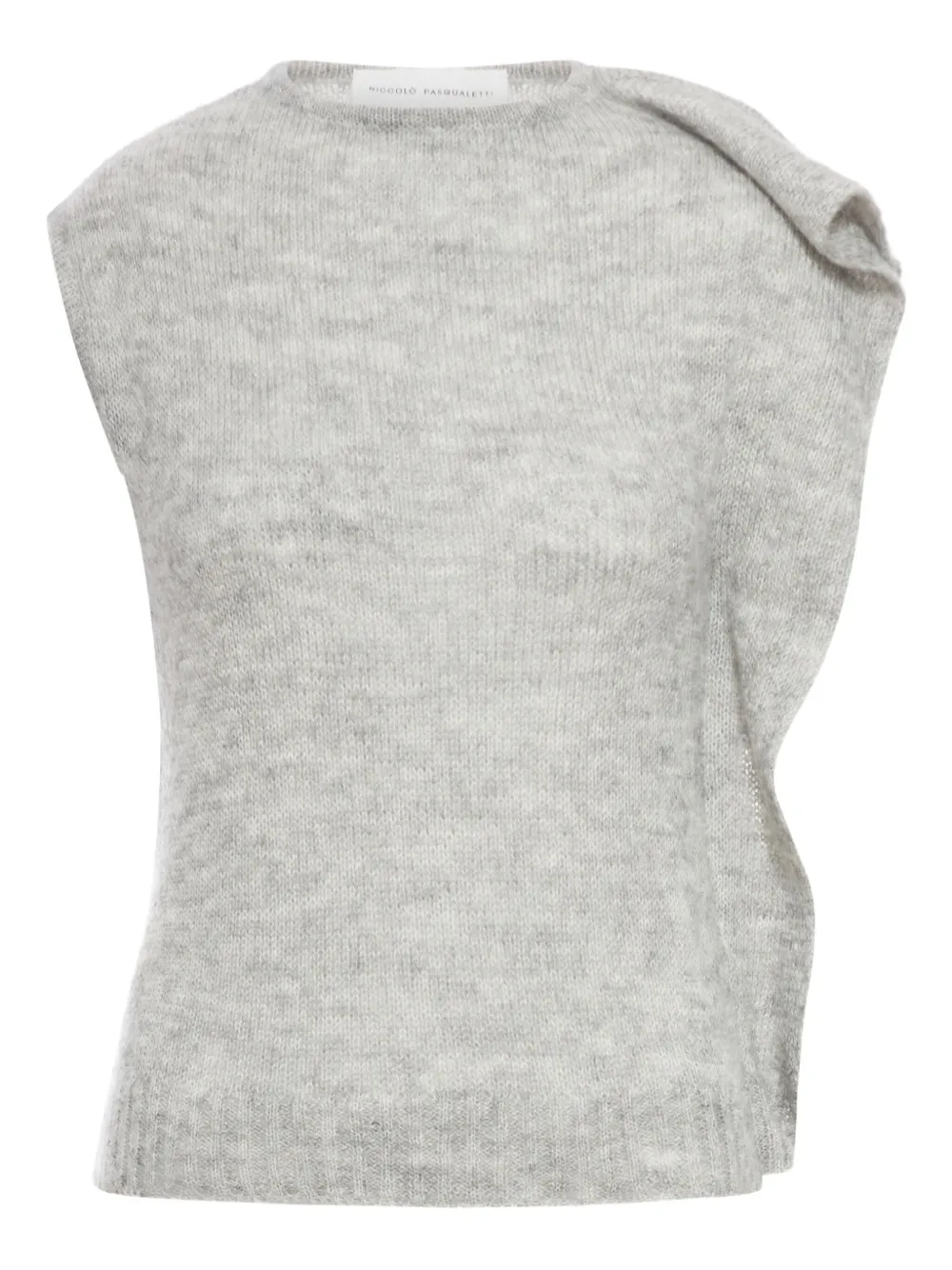 

Жилет с оборками Niccolò Pasqualetti, серый