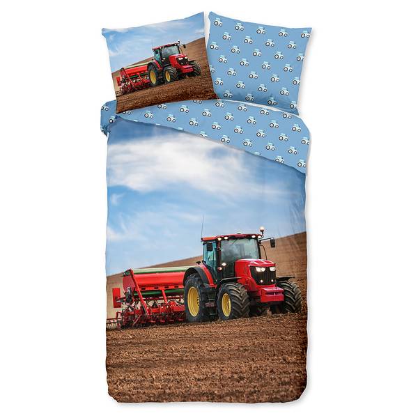 

Комплект постельного белья Good morning Tractor, 140x240x1 см, синий