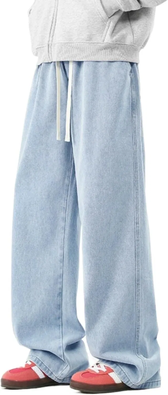 Джинсы свободные Baggy Denim, Light Blue