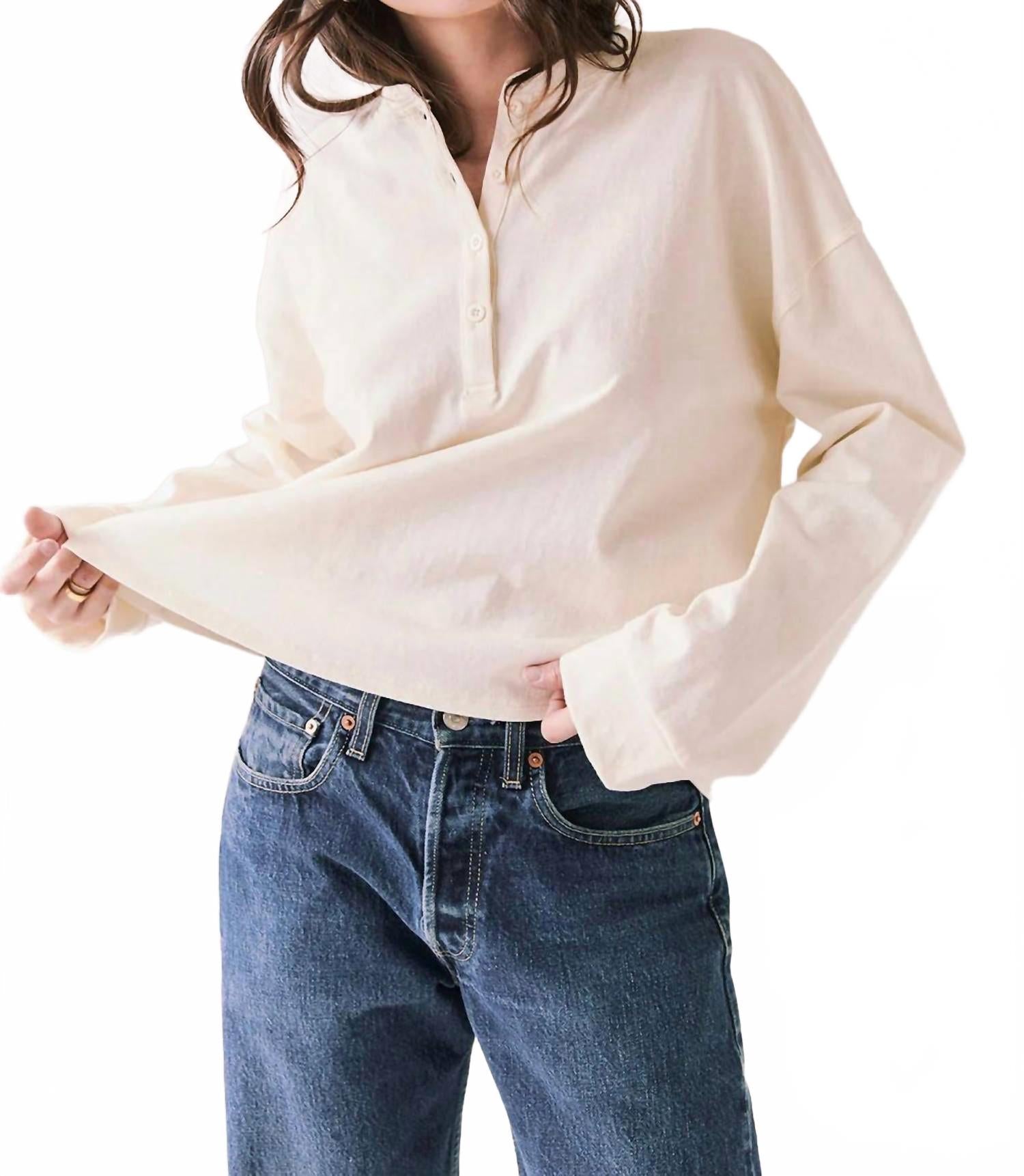 

Топ-хенли с длинными рукавами Humboldt кремового цвета Chaser, кремовый