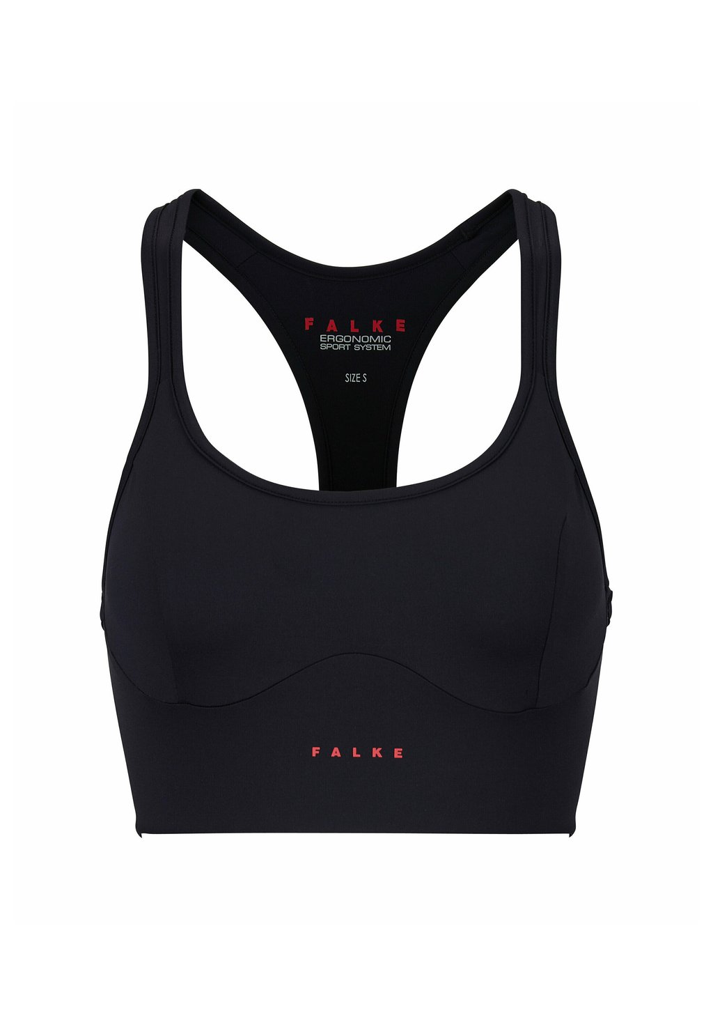 

Спортивный бюстгальтер средней поддержки SPORT FALKE, черный