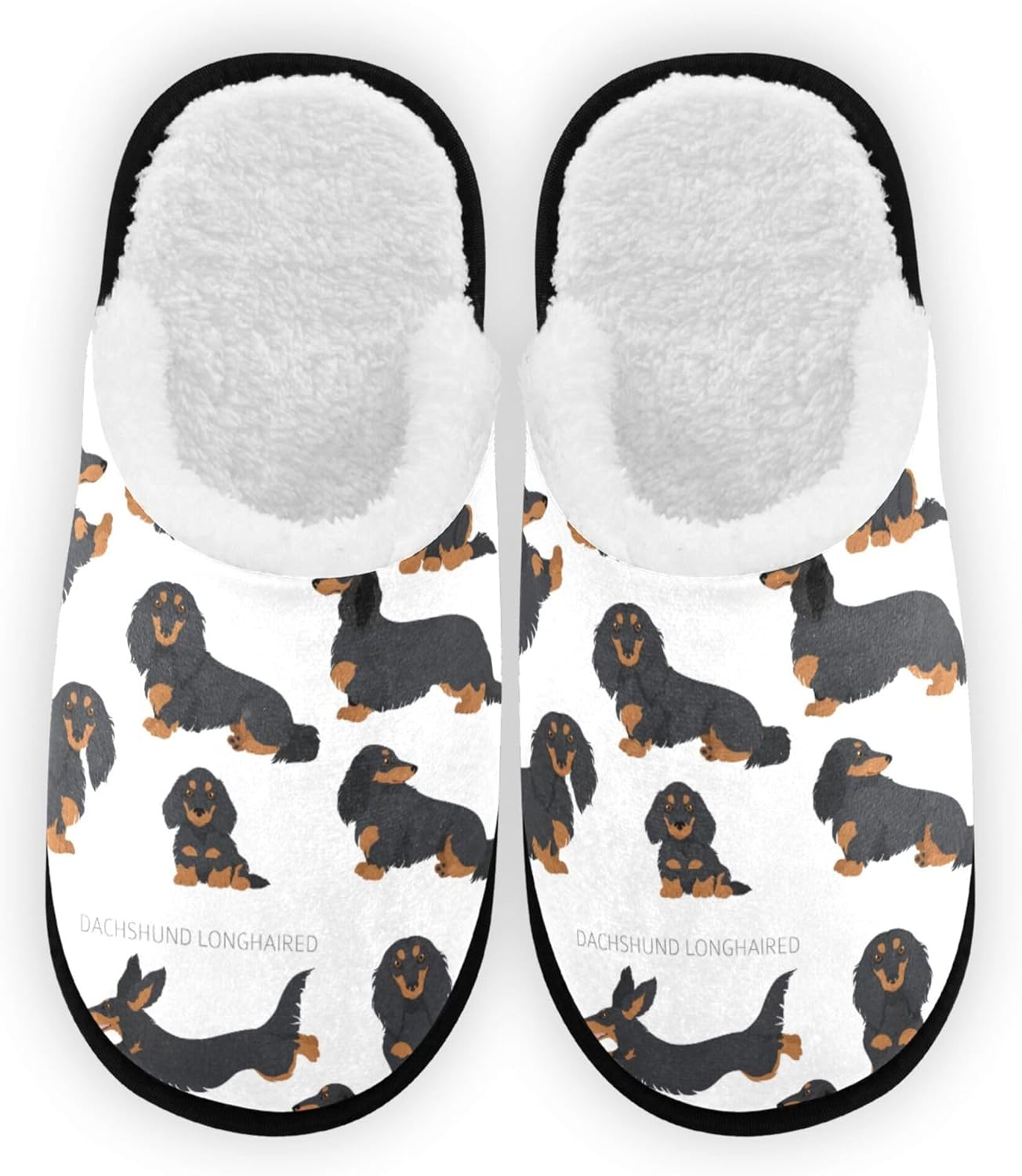 

Тапочки Umidedor мягкие домашние для женщин и мужчин, белый/черный