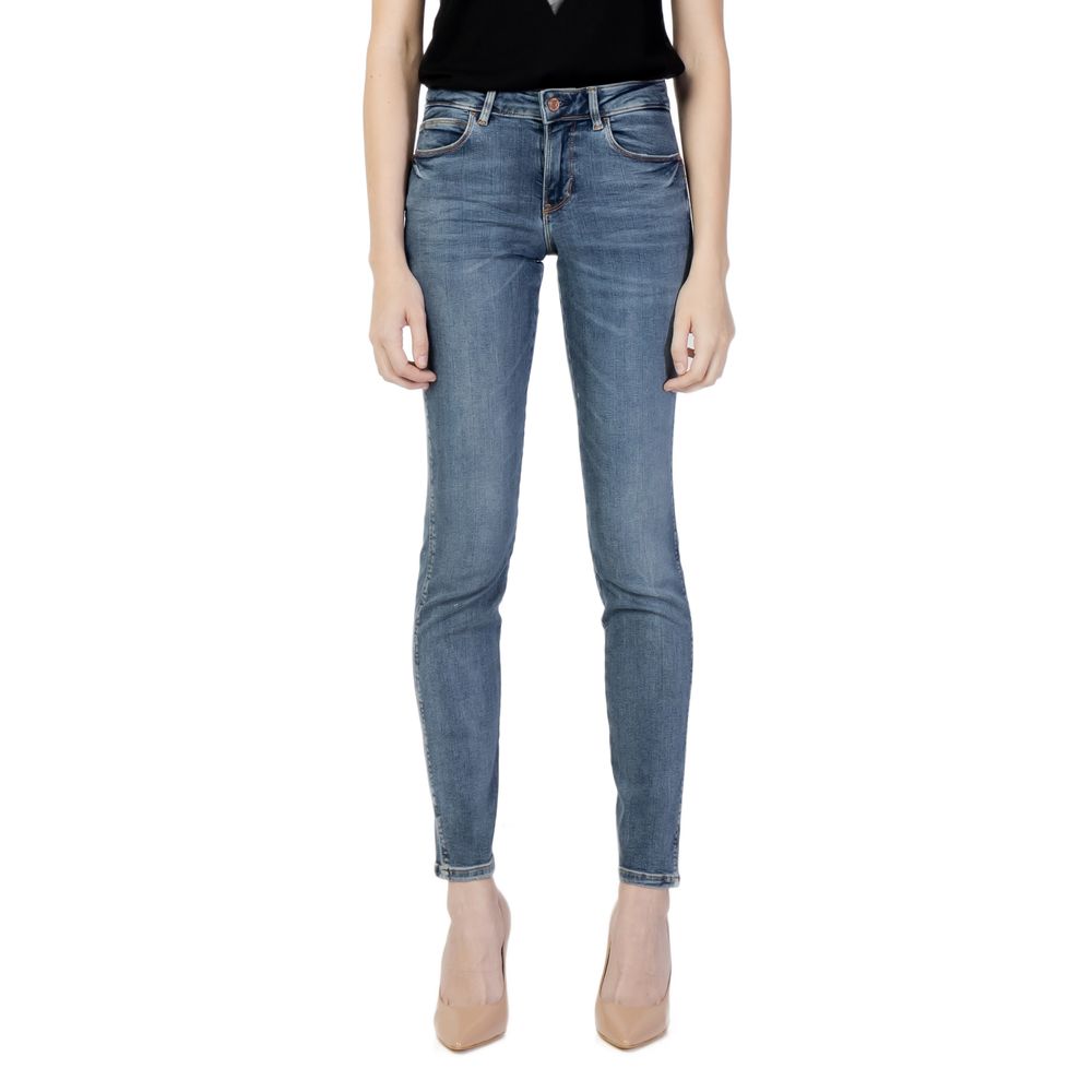 

Синие хлопковые джинсы и брюки GUESS