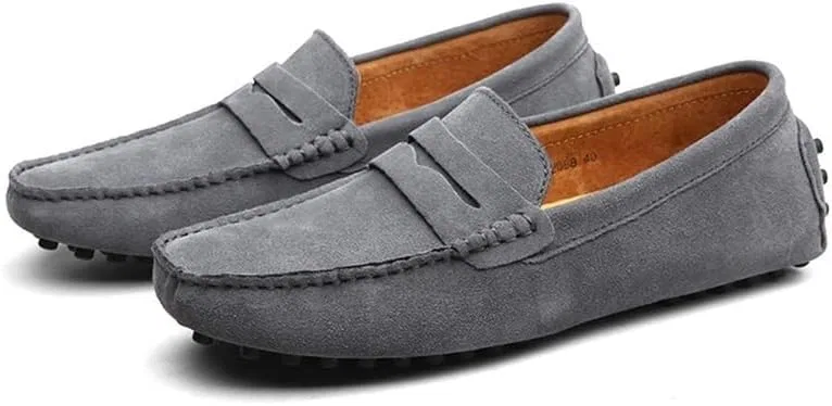 Лоферы мужские повседневные с резиновой подошвой, Grey TEDALIHAO
