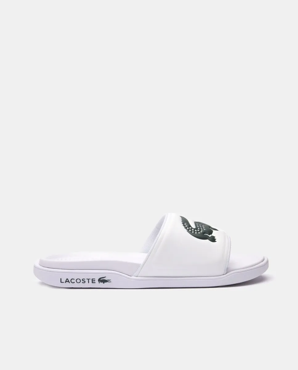 

Мужские шлепанцы Croco Dualiste с логотипом Lacoste, белый