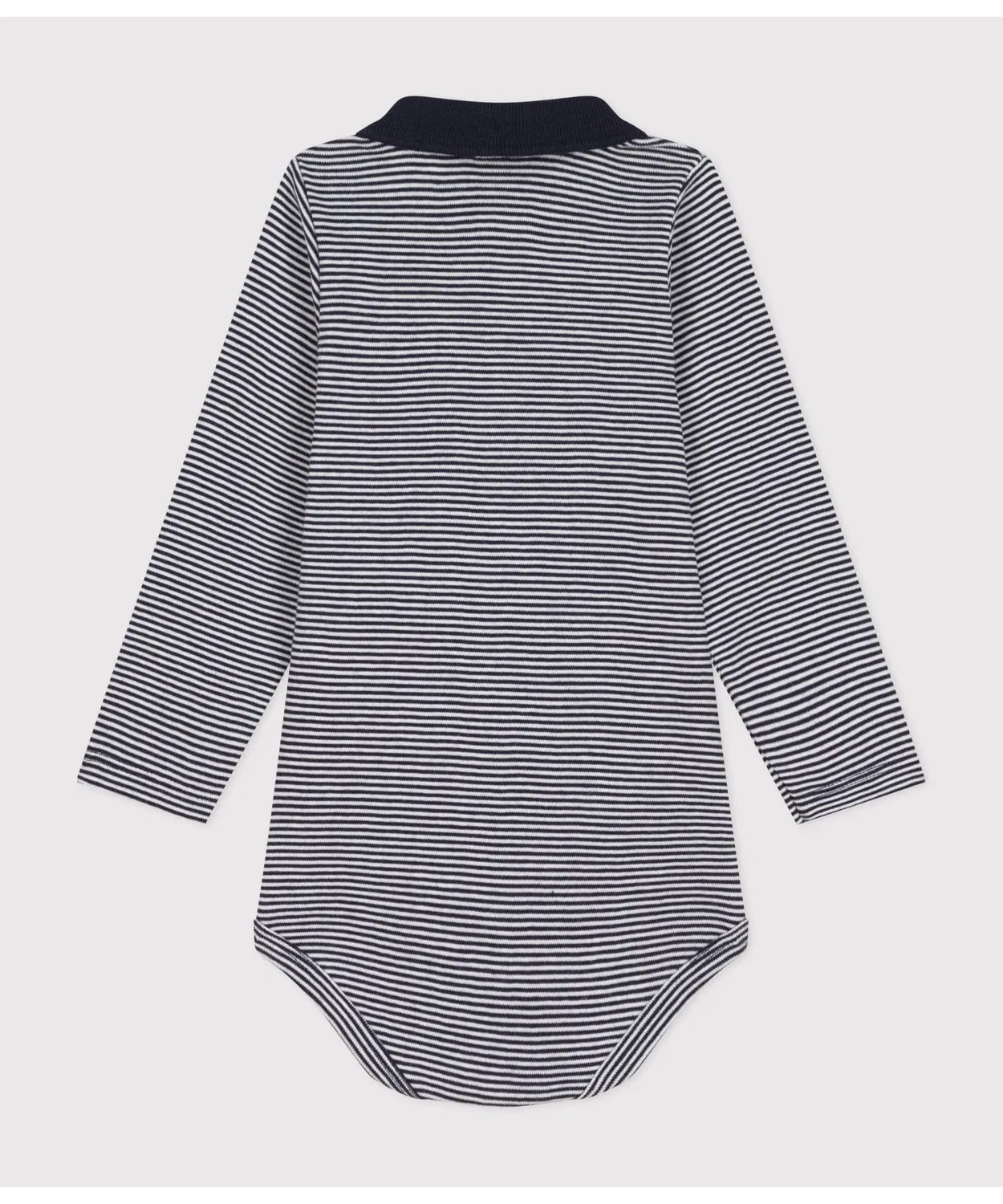 Боди с воротником и длинным рукавом Petit Bateau — фото 2