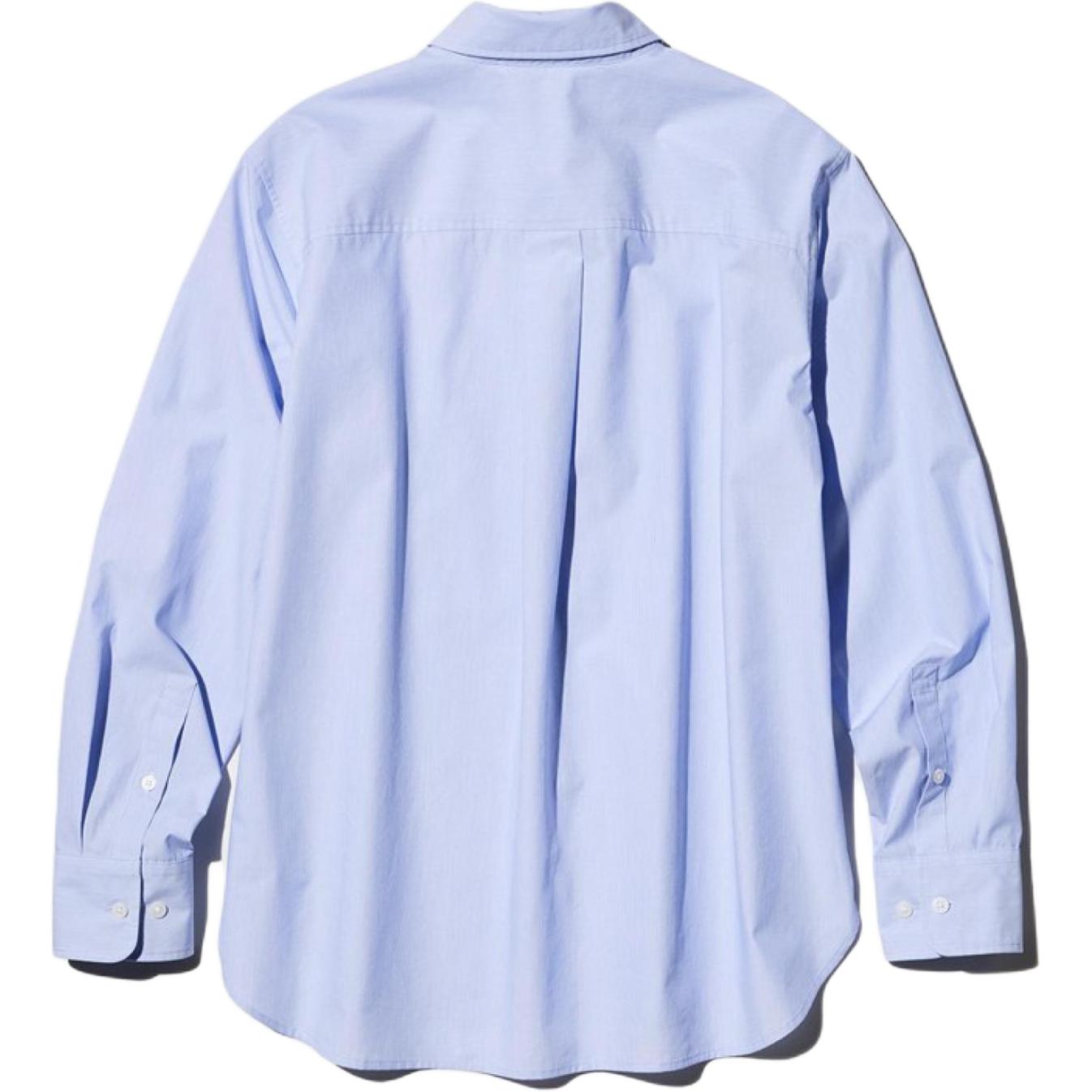 

UNIQLO Женская рубашка розовая/голубая