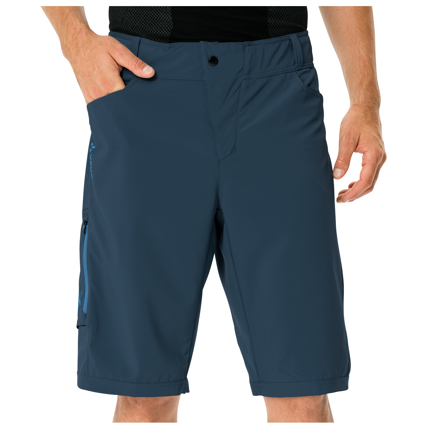 

Велосипедные шорты Vaude Ledro Shorts, цвет Dark Sea