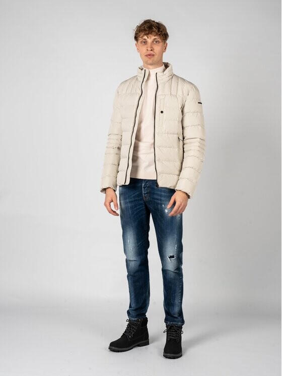 

Переходная куртка regular fit Geox, экрю