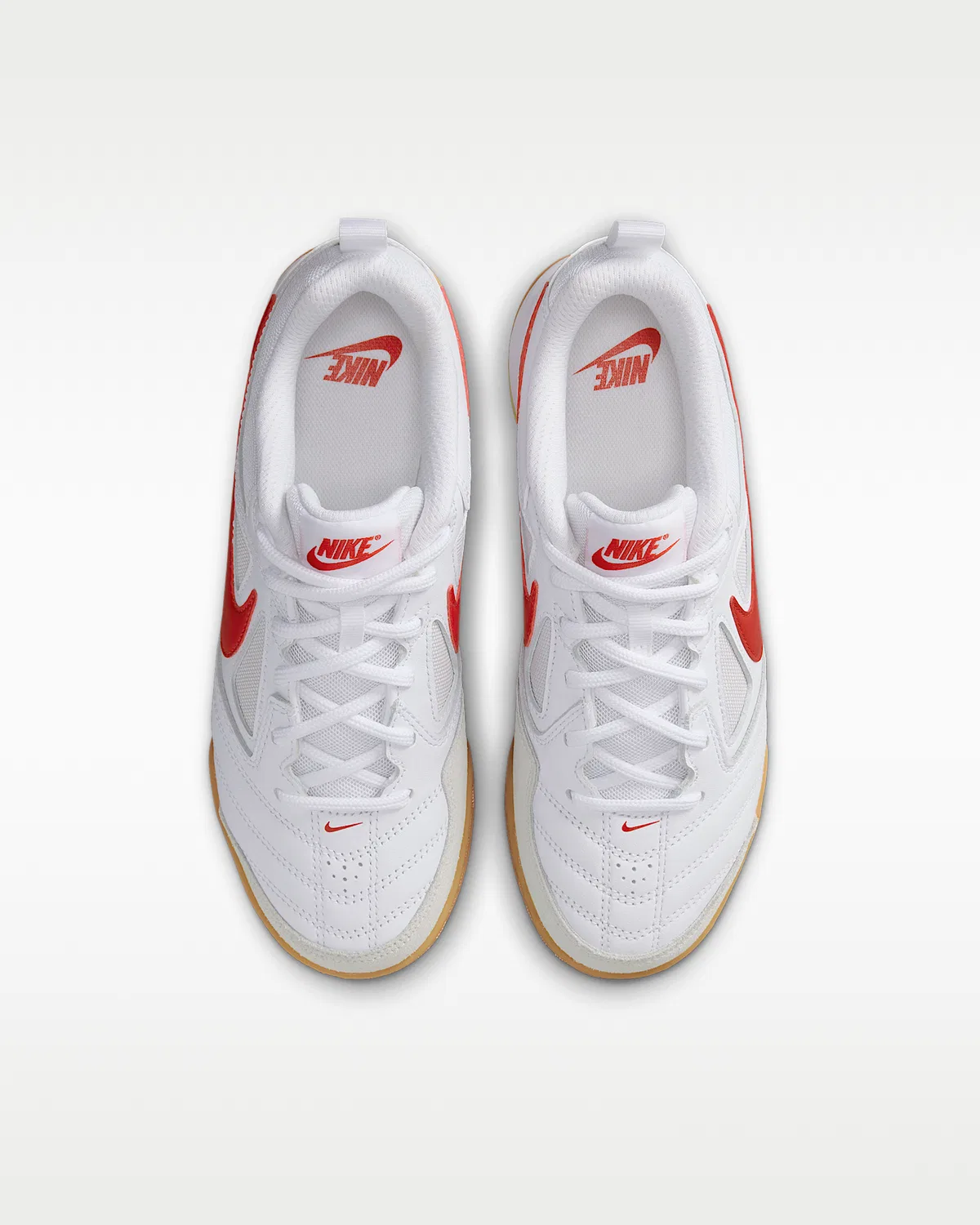 Детские кроссовки Nike Gato, White/Gum Yellow/University Red — фото 4